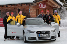 DSV-Adler begeistert von Audi driving experience