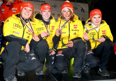 Katharina Althaus, Ramona Straub, Svenja Würth, Pauline Heßler