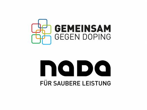 Logos NADA Gemeinsam gegen Doping