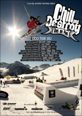 Eventposter Chill and Destroy Tour 2012