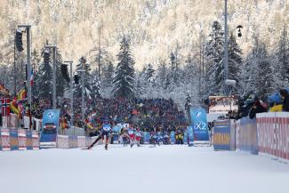 Biathlon-Weltcup Ruhpolding, Verfolgung Frauen